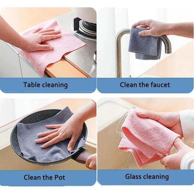 Kitchen Cleaning Towels 20x High Absorbance Microfiber