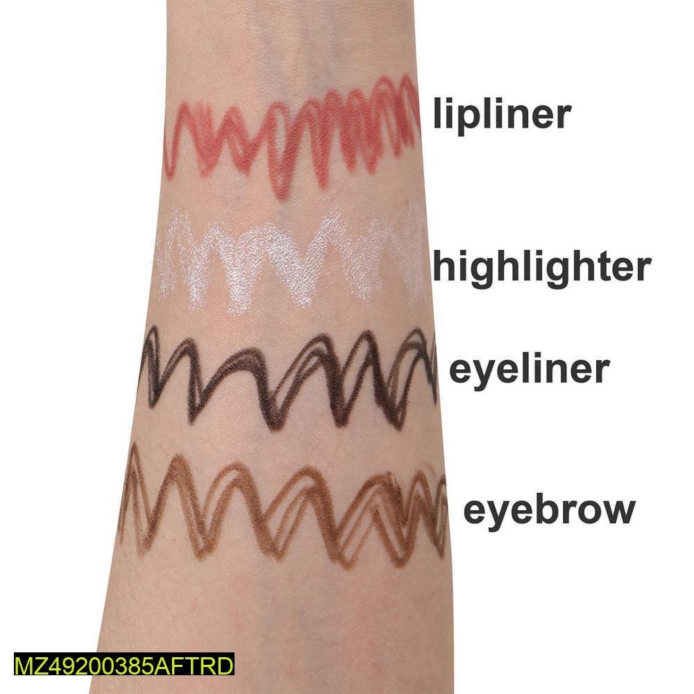 Waterproof 4-in-1 Eyebrow Pencil