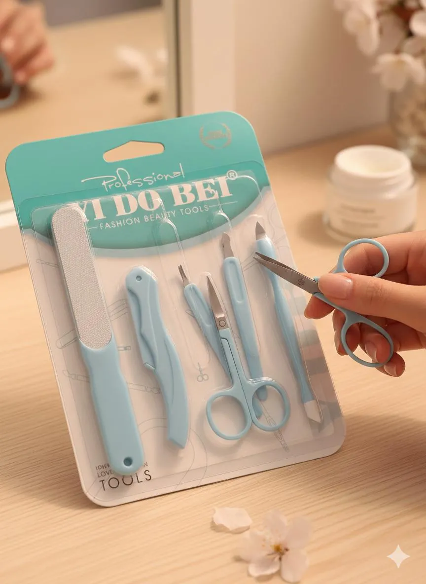 6 Pcs Deep Cleansing Mani Pedi Kit