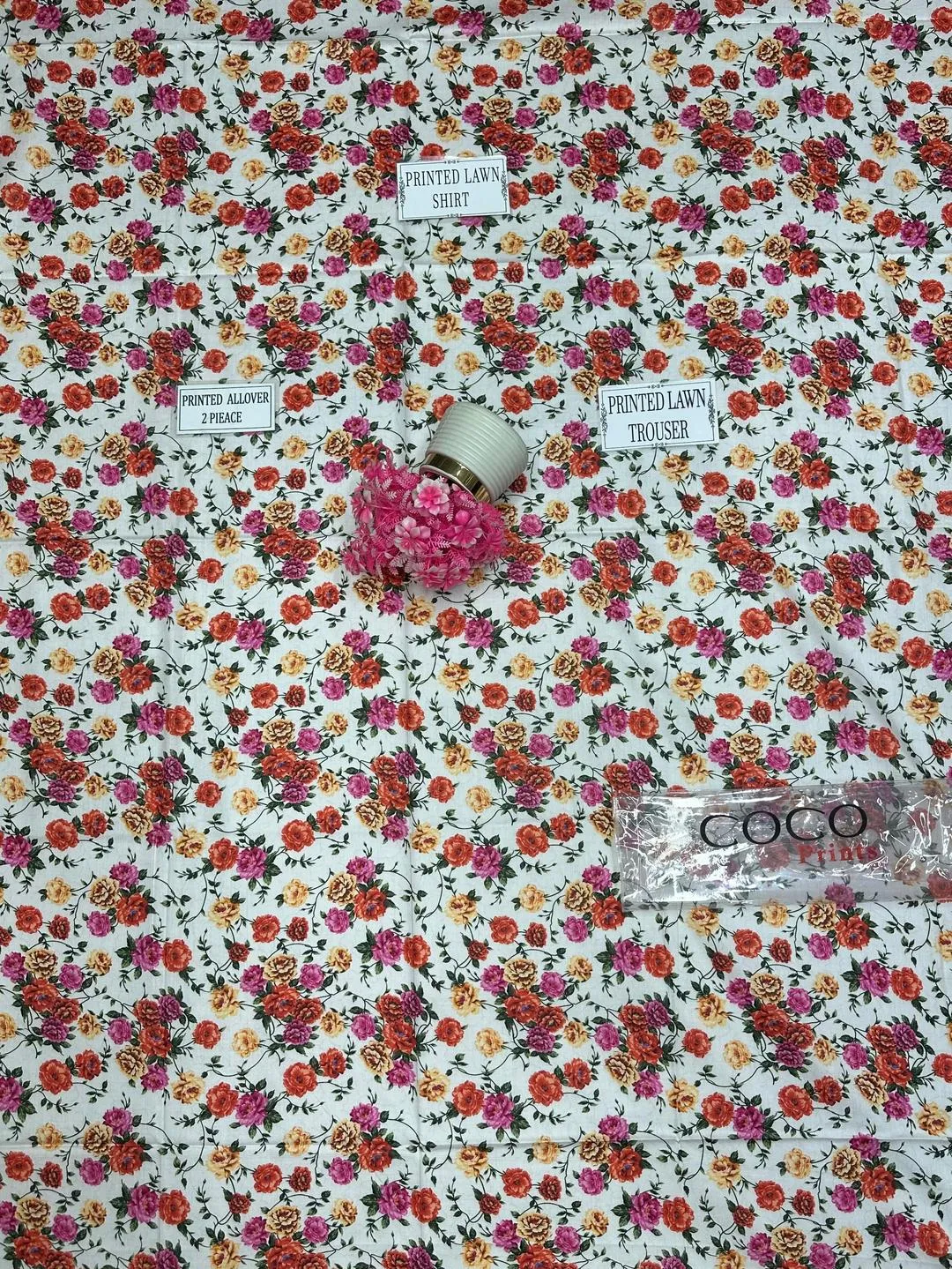 Printed Floral 2-Piece Lawn Suit for Women